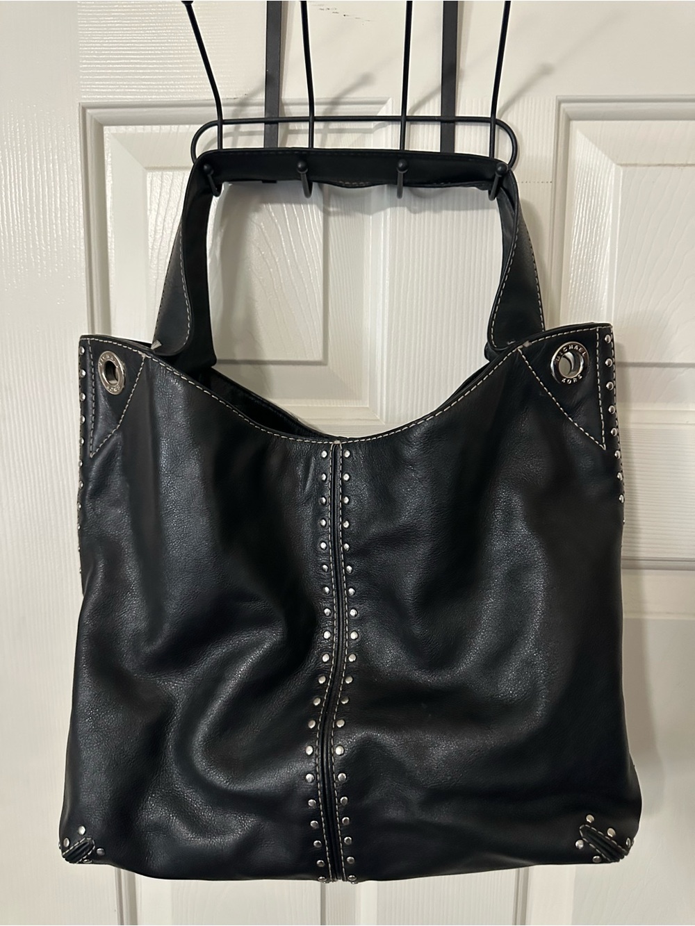 Micheal Michael Kors Uptown Astor shoulder bag studded leather bag